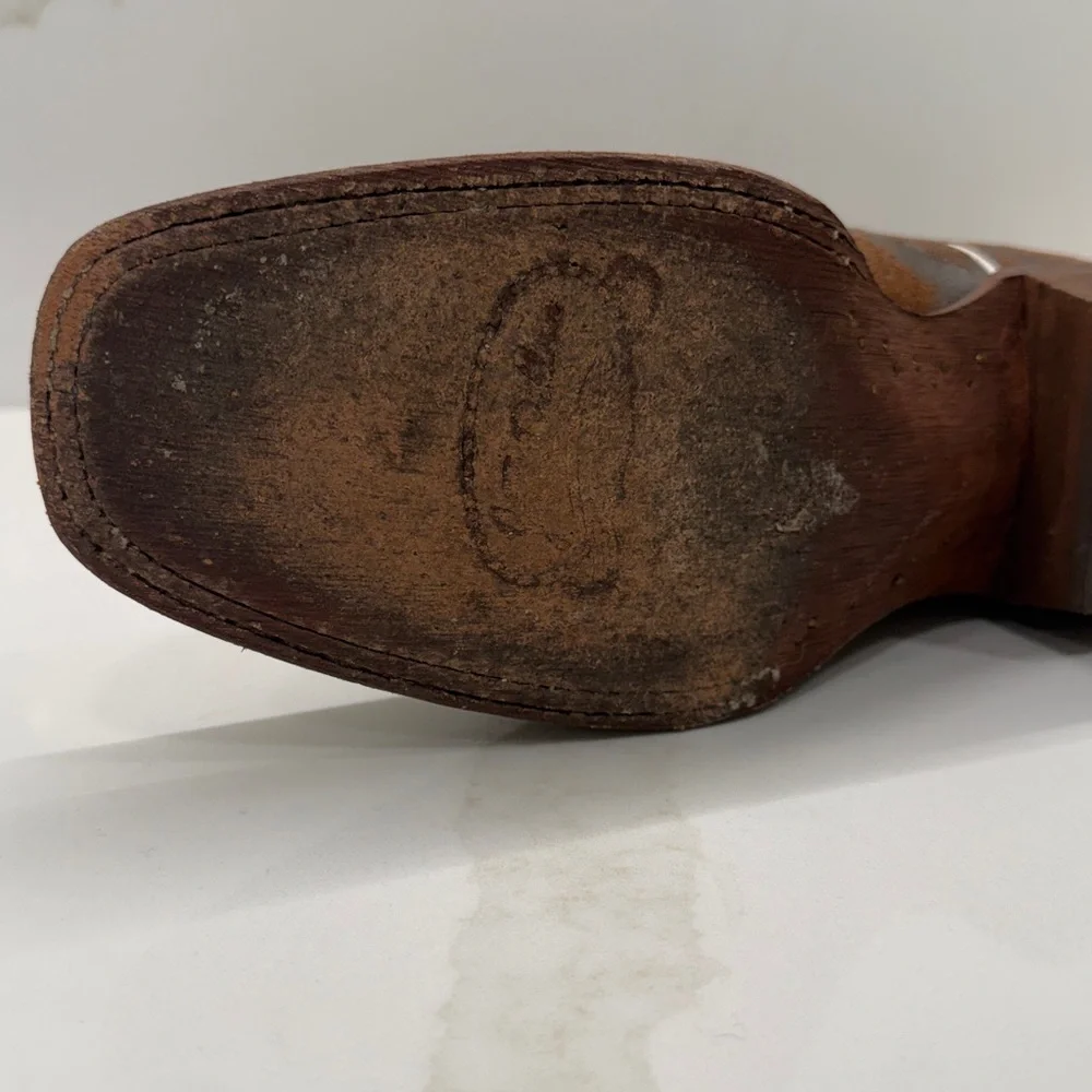 J.B. Dillon Leather Boots - Red white and blue - Picture 10 of 13